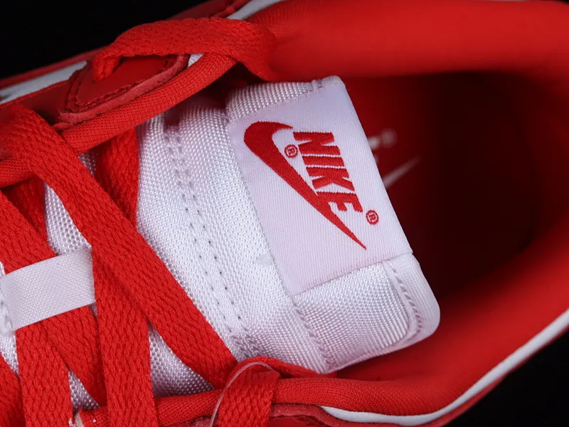 All categories Nk SB Dunk series Nk SB Dunk Low low-top sneakers M version pure original Nk Dunk Low SB "University Red" White and red Dunk series top layer low-top casual sports skateboard shoes CU1727-100